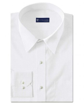 Buy Custom Bruges White Formal Shirts Online @ Vitruvien.com®